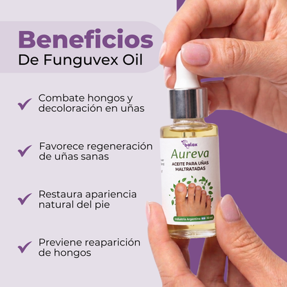 FUNGUVEX: El aceite que elimina el 99.9% de los hongos en tus uñas.