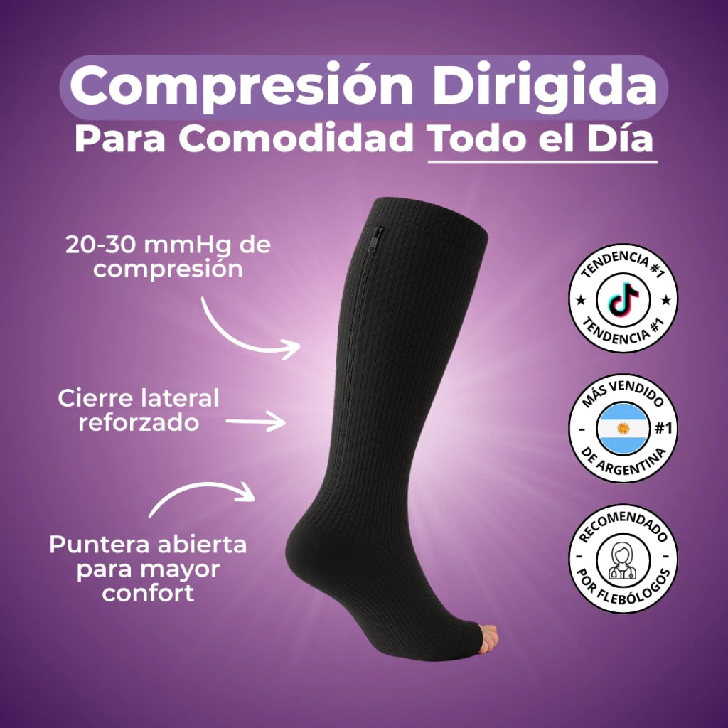 Medias de compresión 3:4 (Con cierres) BALOX