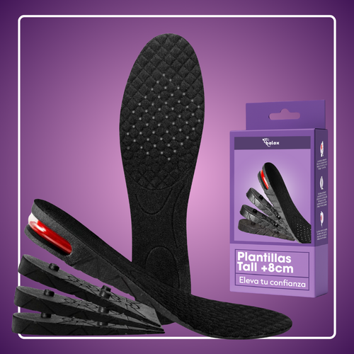 Plantillas Tall - ¡Aumenta tu estatura Hasta 5CM!