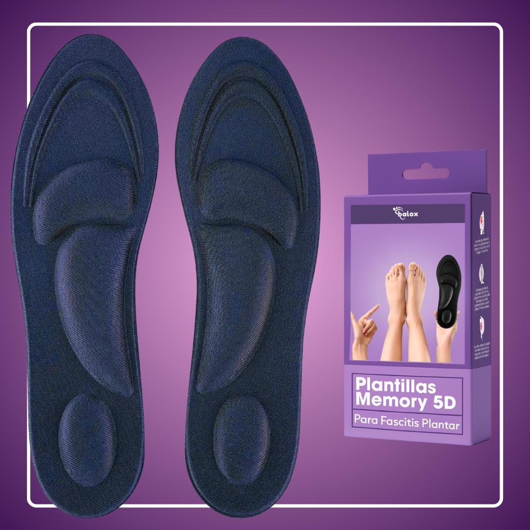 PLANTILLAS MEMORY ALIVIA DOLOR 5D BALOX™️