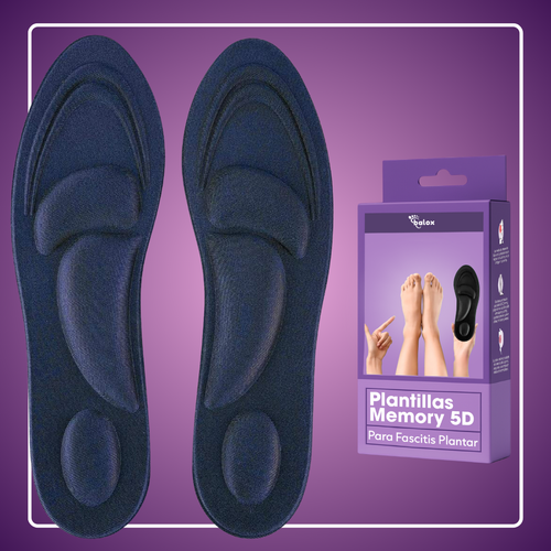 PLANTILLAS MEMORY ALIVIA DOLOR 5D BALOX™️