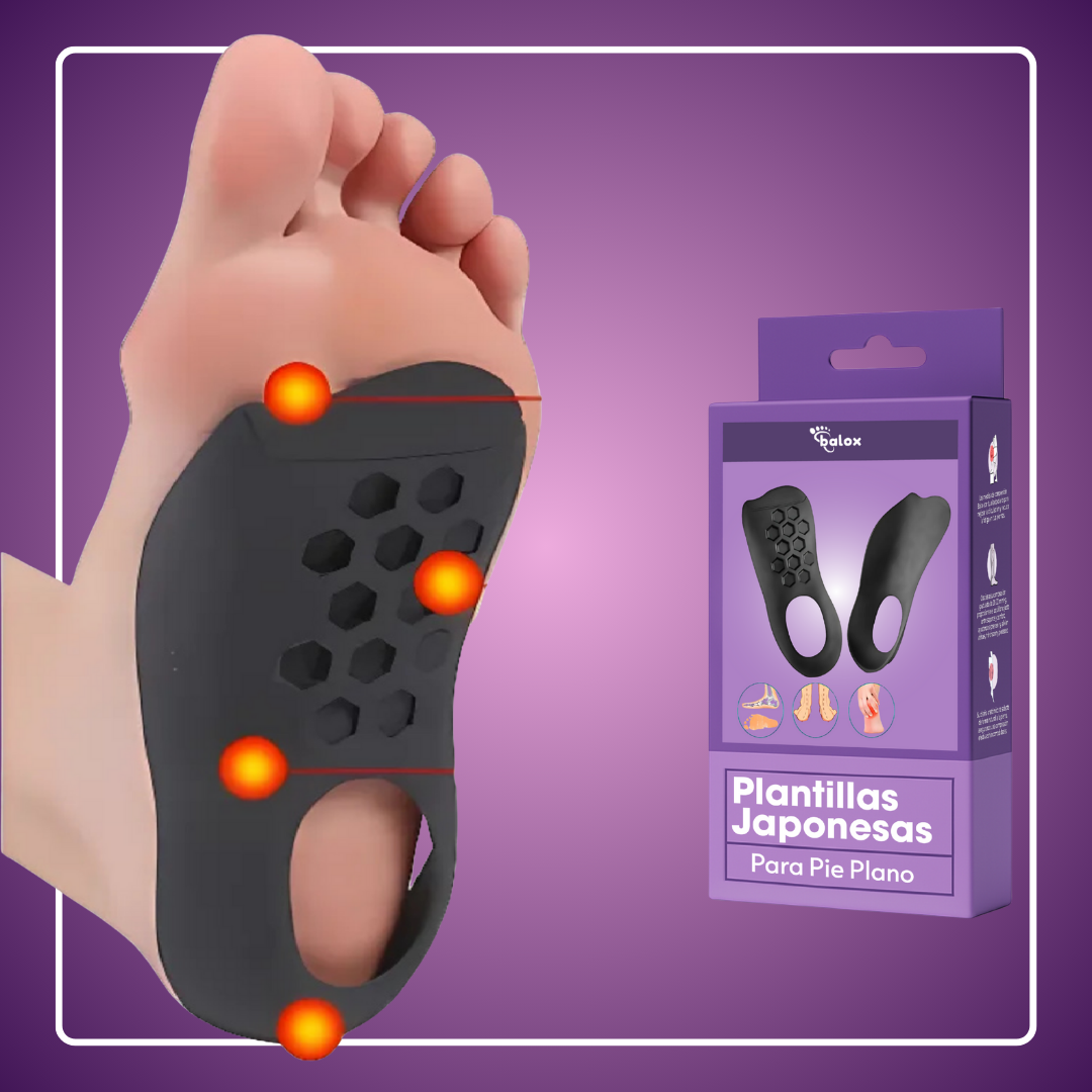 PLANTILLA JAPONESA PIE PLANO BALOX