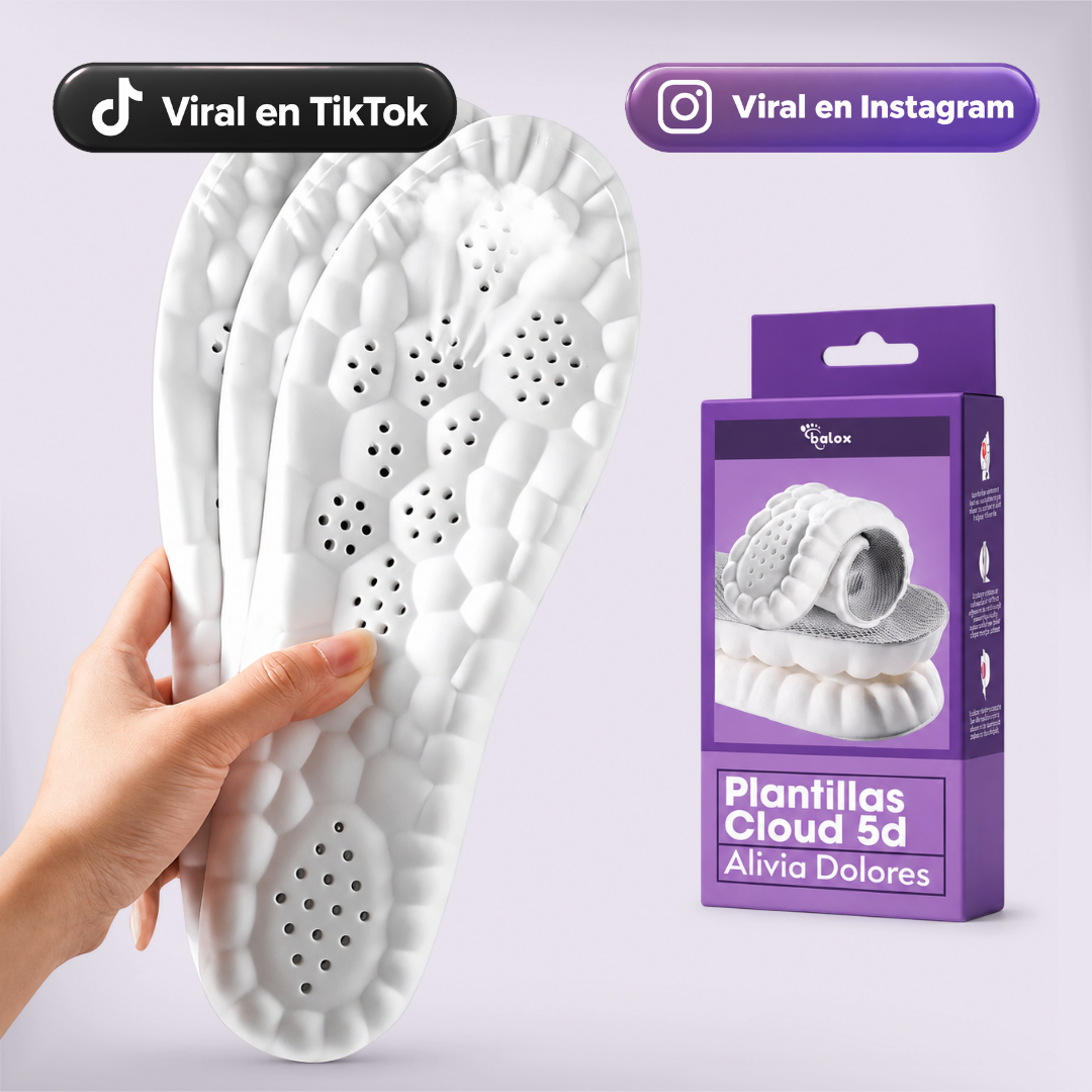 Plantillas Cloud-Comfy 5D | Elimina el dolor plantar para siempre