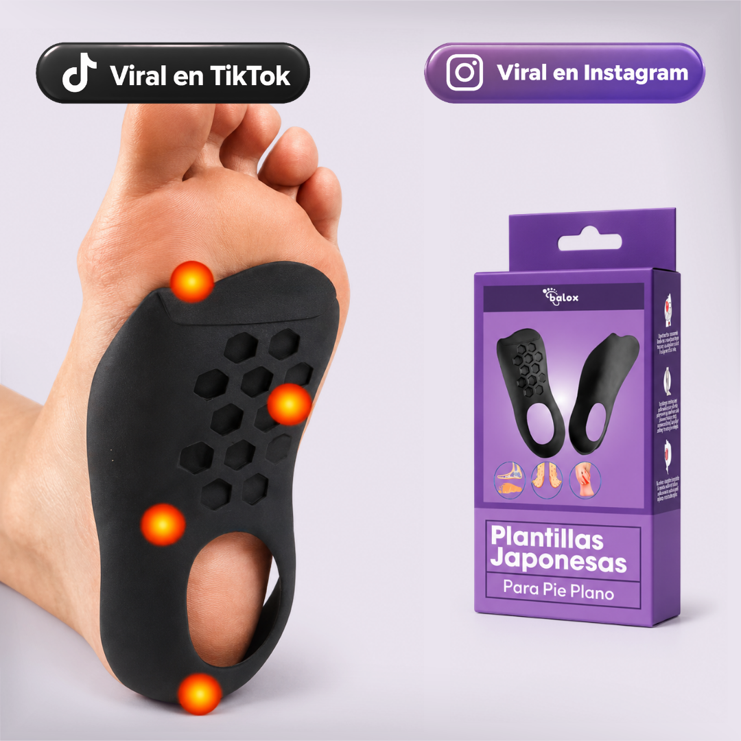 PLANTILLA JAPONESA PIE PLANO BALOX