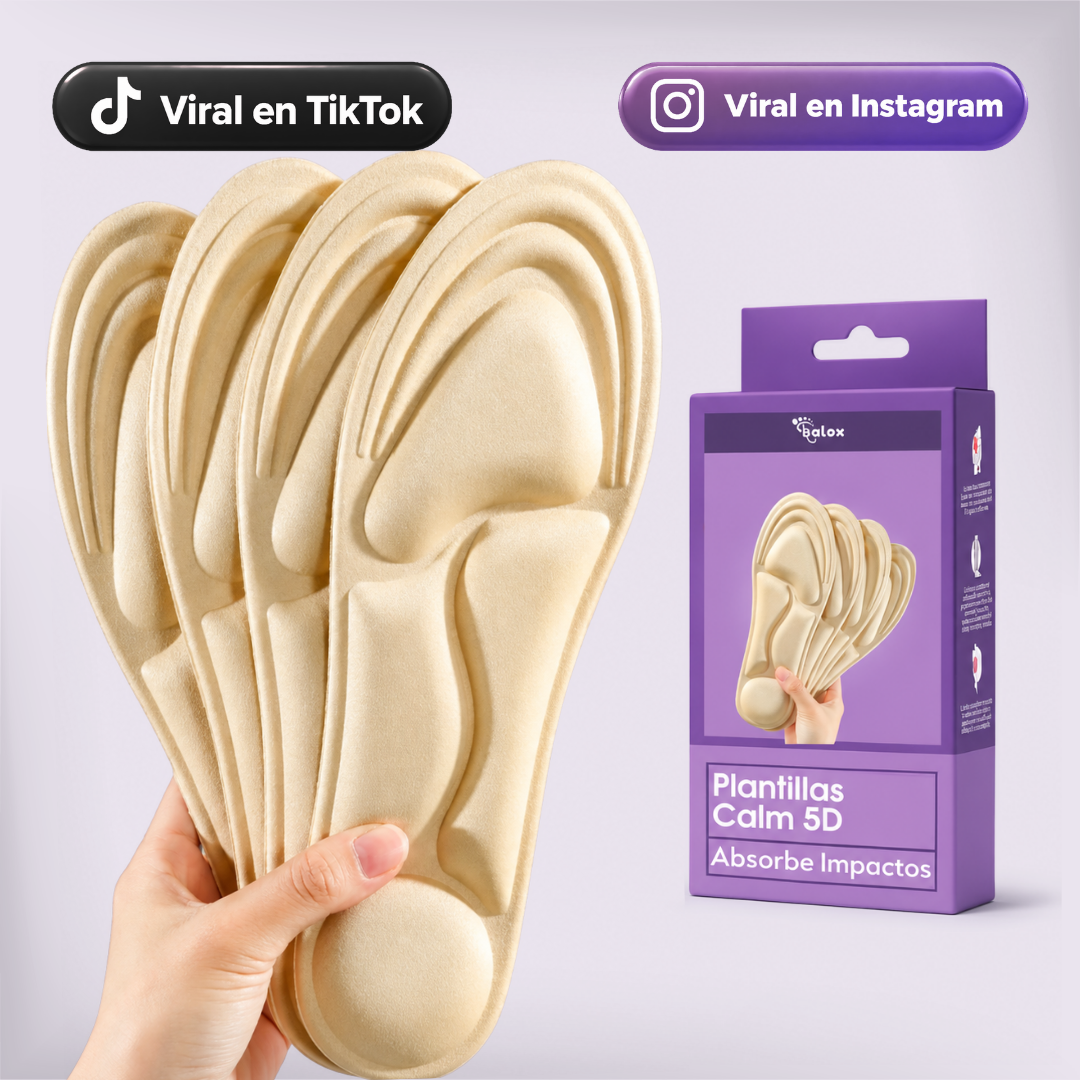 PLANTILLAS MEMORY ALIVIA DOLOR 5D BALOX™️