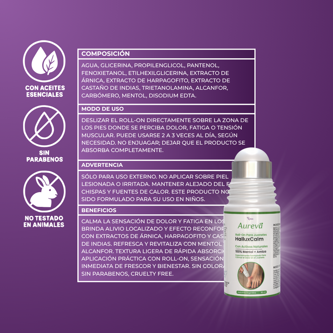 HALLUX CALM - ROLL ON AUREVA