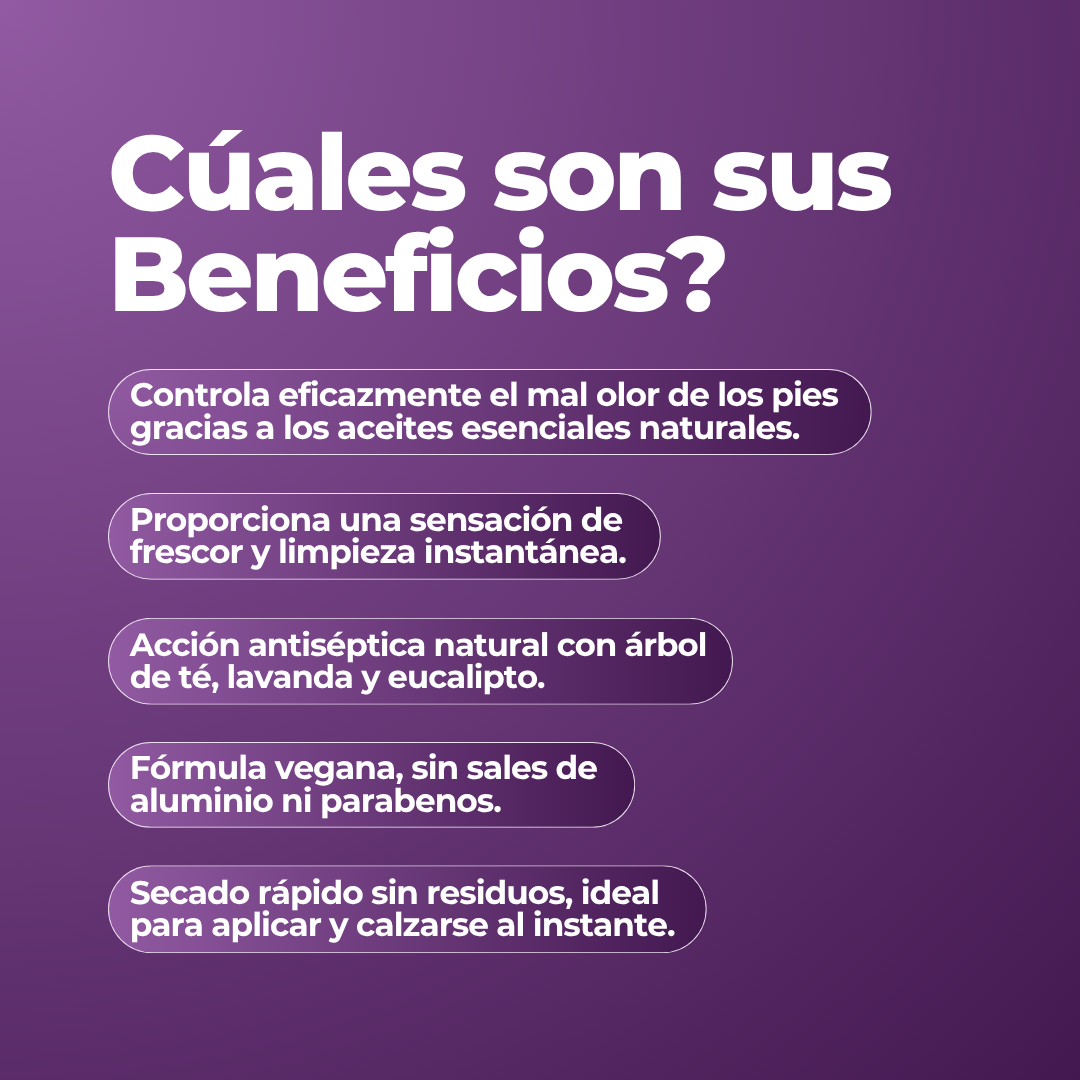 ODORCLEAN - SPRAY PARA OLOR DE ZAPATOS Y PIES - AUREVA 125ml