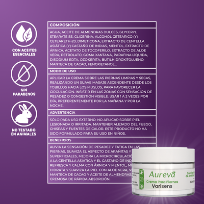 VARISENS - LOCIÓN DE PIERNAS - AUREVA