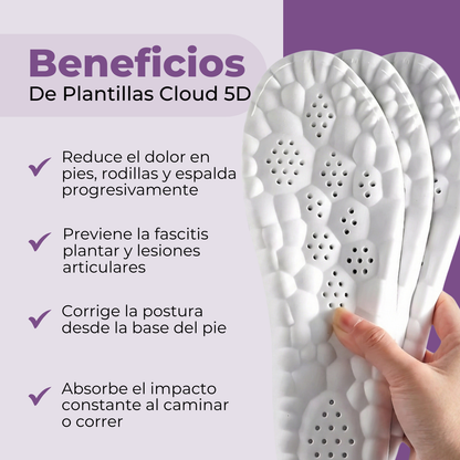 Plantillas Cloud-Comfy 5D | Elimina el dolor plantar para siempre