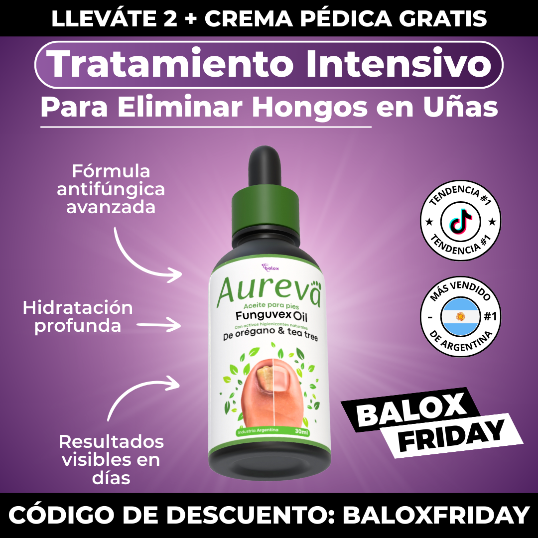 🖤ACCESO EXCLUSIVO ANTICIPADO BLACK FRIDAY  | FUNGIVEX: El aceite que elimina el 99.9% de los hongos en tus uñas | 🎁 CREMA PARA TALONES DE REGALO!