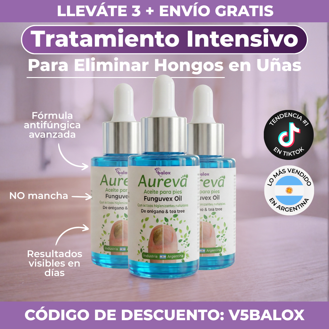 FUNGIVEX: El aceite que elimina el 99.9% de los hongos en tus uñas.