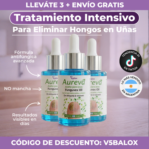 FUNGIVEX: El aceite que elimina el 99.9% de los hongos en tus uñas.