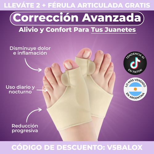 BUNION PRO CORRECTOR BALOX (2 UNIDADES)