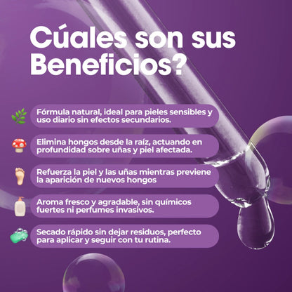 FUNGIVEX: El aceite que elimina el 99.9% de los hongos en tus uñas.