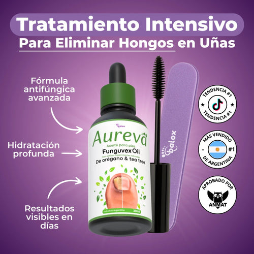 FUNGIVEX: El aceite que elimina el 99.9% de los hongos en tus uñas.