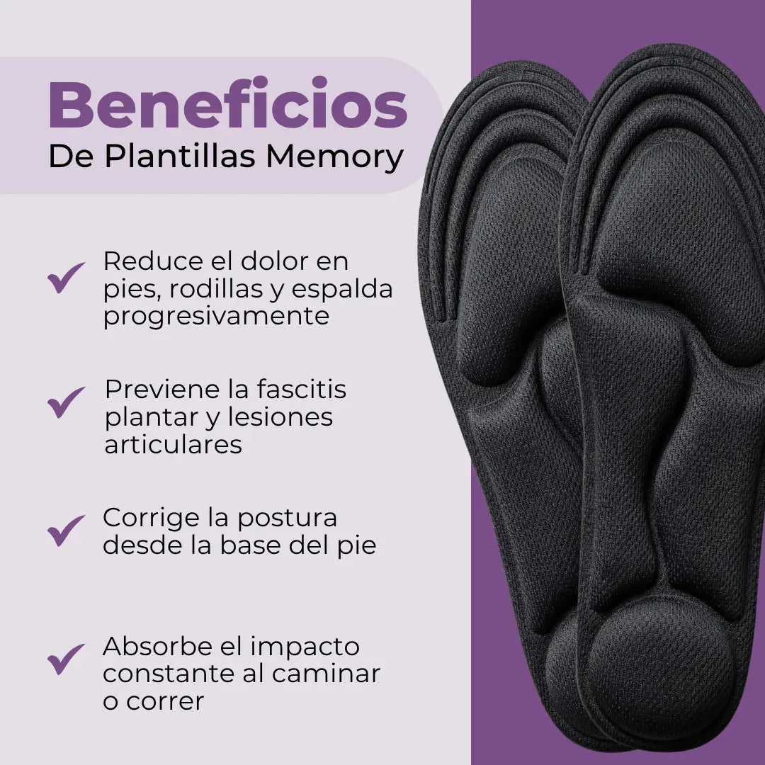 PLANTILLAS MEMORY ALIVIA DOLOR 5D BALOX™️