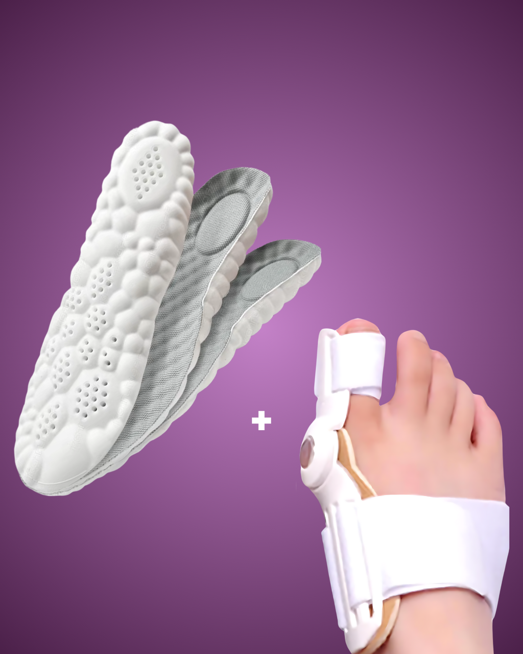 KIT ComfySole 5D 2x1 + x2 Hallux Valgus Corrector