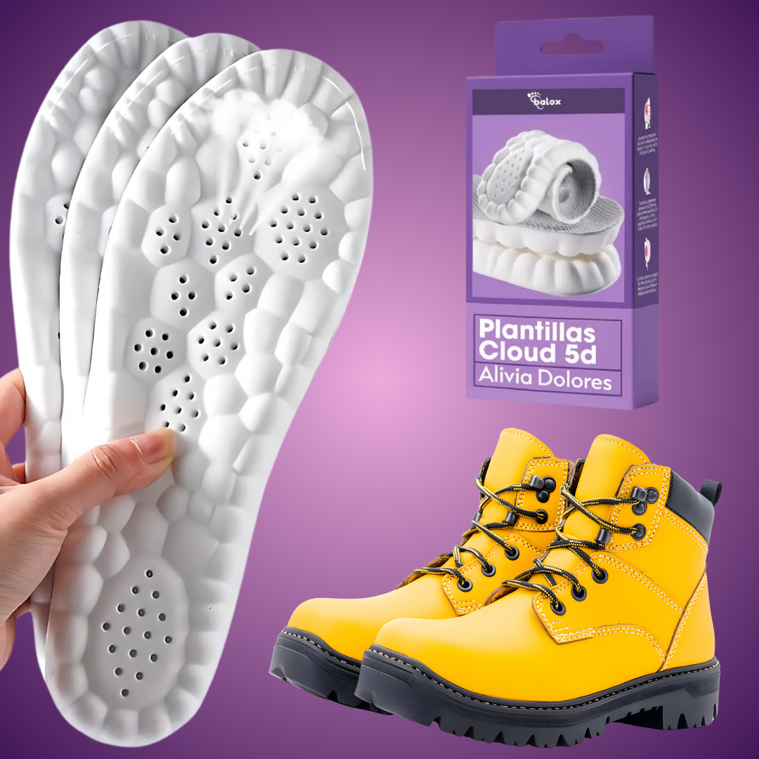 Plantillas Cloud-Comfy 5D | Elimina el dolor plantar para siempre